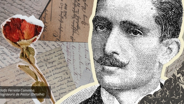 Adolfo Ferreita Caminha. Xilogravura de Pastor (Detalhe). Colagem Digital: Marciano Ponciano